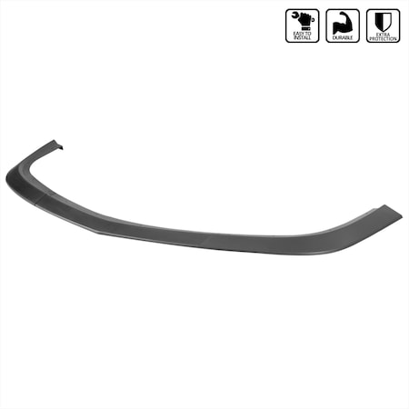 Spec-D Tuning 15-21 Dodge Challenger Sxt Front Bumper Lip Matte Black LPF-CHA15SXTBK-PQ